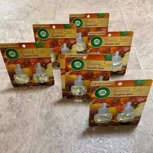 Bundle of 6-2Pack Air Wick Essential Oil Limited Edition Pumpkin Spice